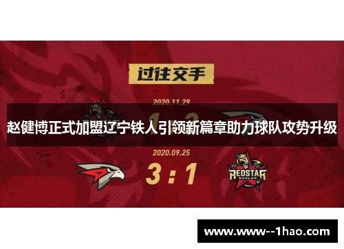 赵健博正式加盟辽宁铁人引领新篇章助力球队攻势升级