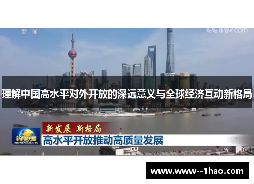 理解中国高水平对外开放的深远意义与全球经济互动新格局
